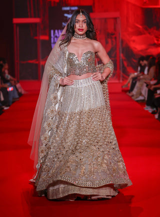 Chandrika ivory lehenga set