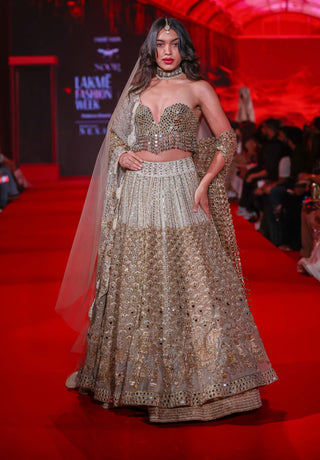 Chandrika ivory lehenga set