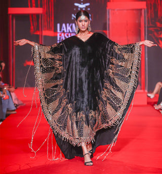 Ratrangini black kaftan