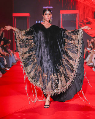 Ratrangini black kaftan