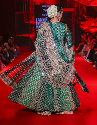 Vaidurya green anarkali set