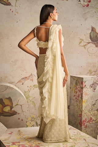 Ridhi Mehra-Finesse Ivory Embroidered Skirt Set-INDIASPOPUP.COM