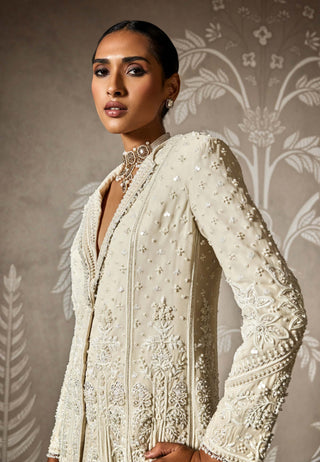 Saira dirty ivory jacket and pants