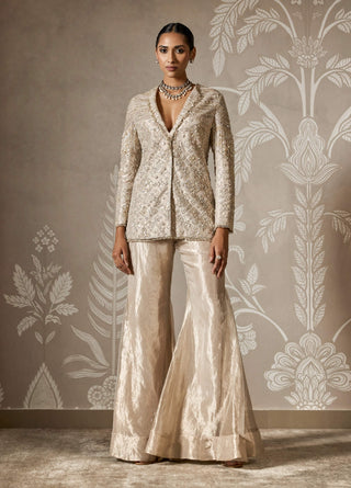 Aarohi water gold jacket and pants