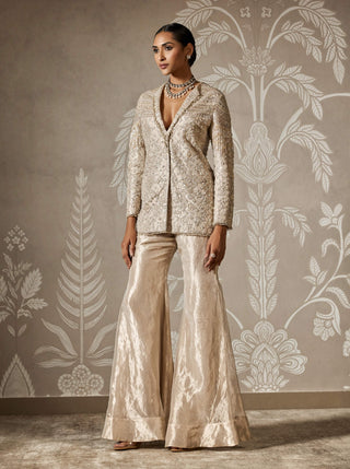 Aarohi water gold jacket and pants