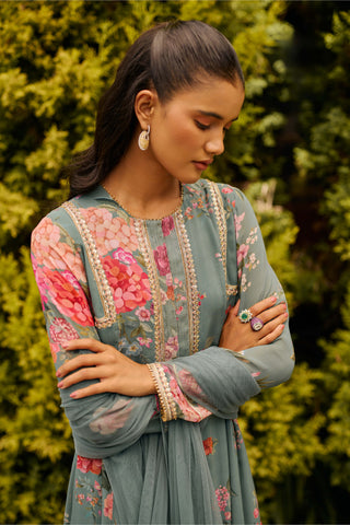 Arden sage green kurta set