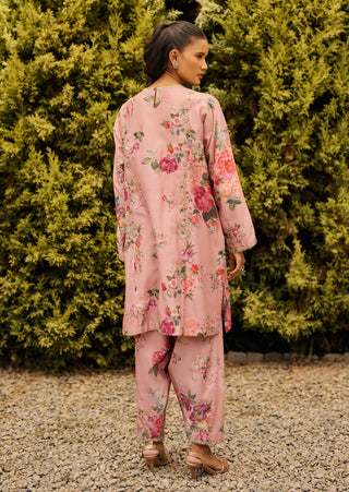 Nora dusky pink kurta set