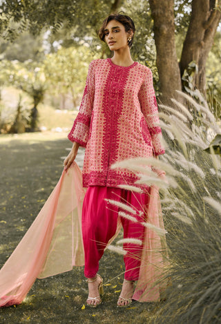 Mirabelle pink kurta set