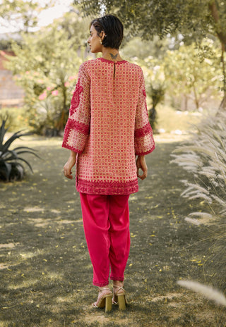 Mirabelle pink kurta set