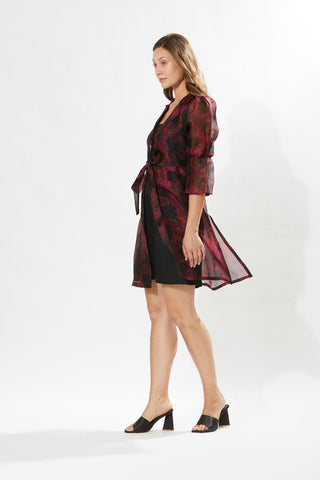 Meadow-Rosa Silk Coat And Dress-INDIASPOPUP.COM