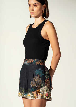 Ranna Gill-Odessa Printed Shorts-INDIASPOPUP.COM