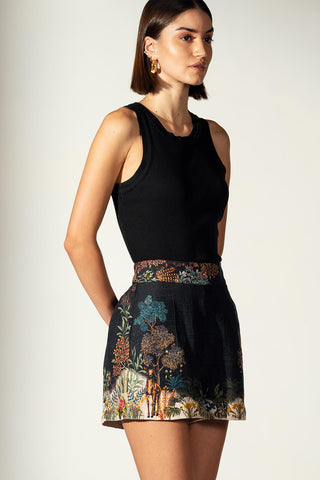 Ranna Gill-Odessa Printed Shorts-INDIASPOPUP.COM