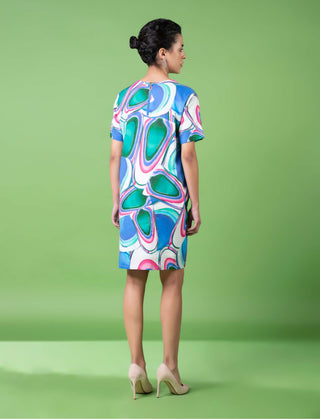 Murano Glass Art Embroidered Dress by Siddhartha Bansal, available on Indiaspopup.com