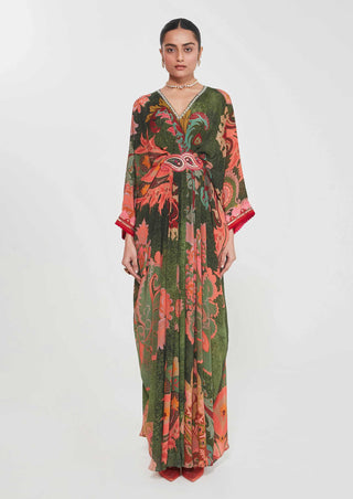 Firdous barsaat green belt kaftan