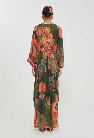 Firdous barsaat green belt kaftan