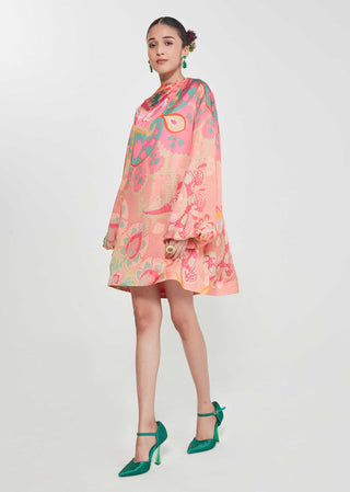 Rubi pink short dress