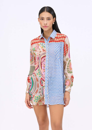 Tutti-Frutti Multicolor Shirt by Siddhartha Bansal, available on Indiaspopup.com