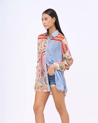 Tutti-Frutti Multicolor Shirt by Siddhartha Bansal, available on Indiaspopup.com