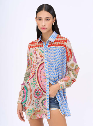 Tutti-Frutti Multicolor Shirt by Siddhartha Bansal, available on Indiaspopup.com