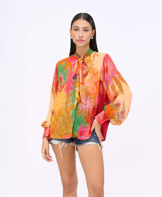 Symphony Floric Printed Shirt by Siddhartha Bansal, available on Indiaspopup.com