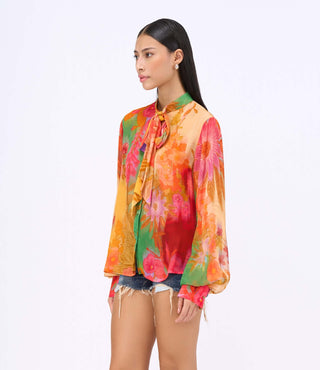 Symphony Floric Printed Shirt by Siddhartha Bansal, available on Indiaspopup.com