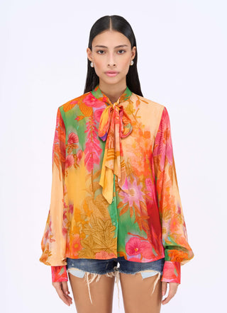 Symphony Floric Printed Shirt by Siddhartha Bansal, available on Indiaspopup.com