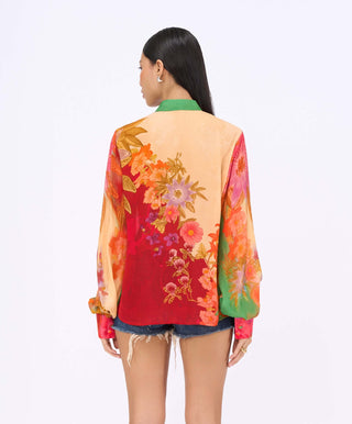 Symphony Floric Printed Shirt by Siddhartha Bansal, available on Indiaspopup.com