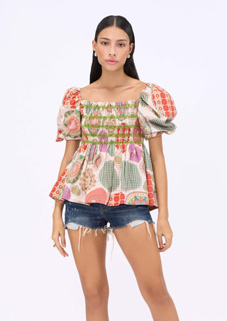 Poet multicolor top