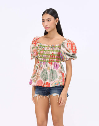 Poet multicolor top