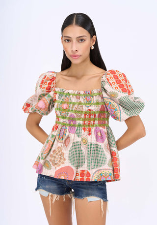 Poet multicolor top