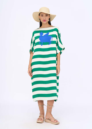 Cabana multicolor dolman dress