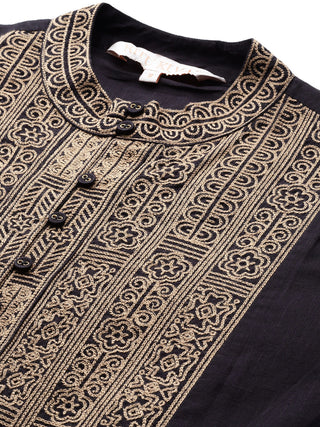 Black solid full sleeve top