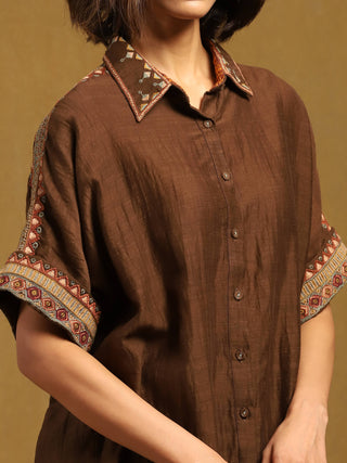 Brown kyesha shirt