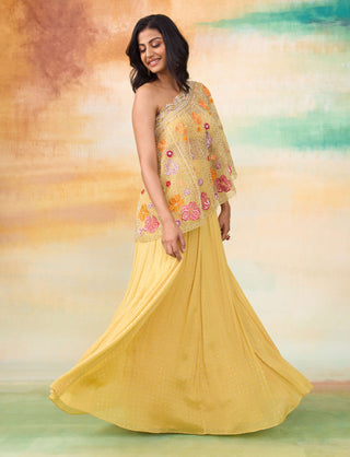 Cecily sunrise yellow skirt set