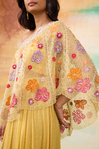 Cecily sunrise yellow skirt set