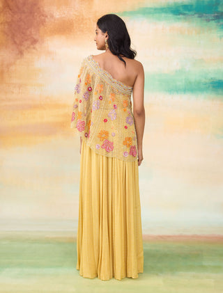 Cecily sunrise yellow skirt set
