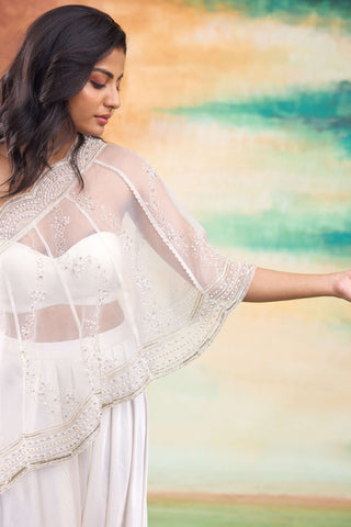 Catherine ivory top and pants
