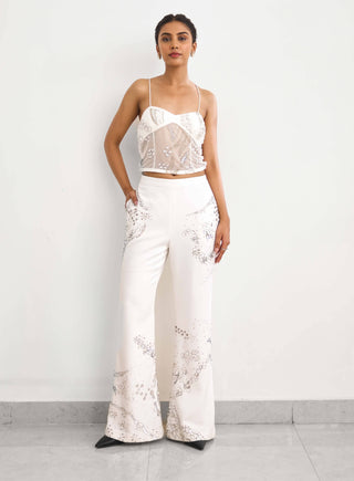 Aurora ivory jacket and pant set