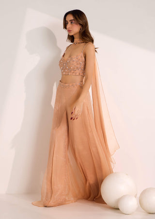 Rumi rose gold palazzo set