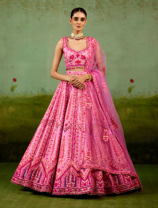 Lavender pink lehenga set