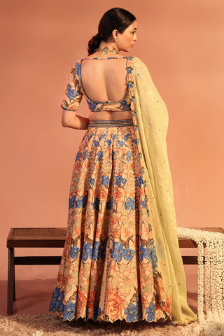 Pink Sadira Embroidered Lehenga Set by Soup By Sougat Paul available on Indiaspopup.com