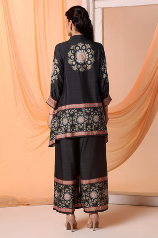 Black Eraya Embellished Tunic And Pants by Soup By Sougat Paul available on Indiaspopup.com