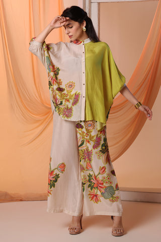 Yellow Aarani Embellished Tunic And Pants by Soup By Sougat Paul available on Indiaspopup.com