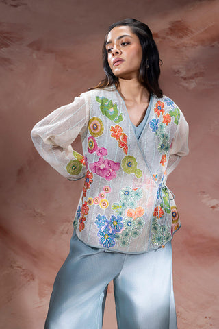 Off-White Kaia appliqué angarkha top with pants