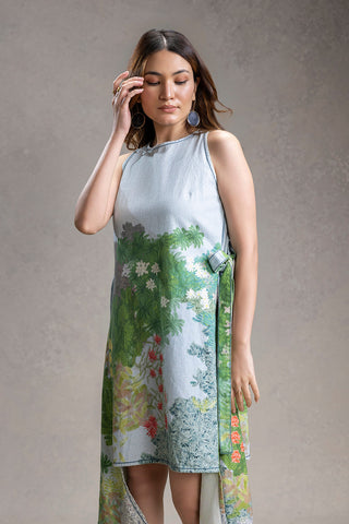 Blue Blume cotton dress