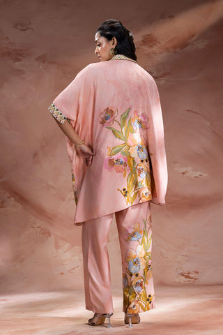 Dusky Pink Zeya tunic with pants