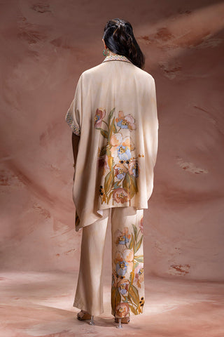 Beige Zeya tunic with pants