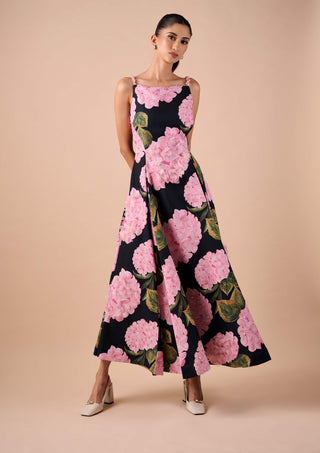 Dark hue canvas dress