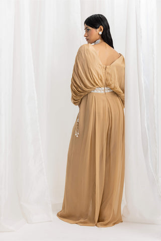 Seema Thukral-Dune Gold Embellished Jumpsuit-INDIASPOPUP.COM