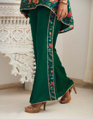 Irth emerald floral tunic and pants